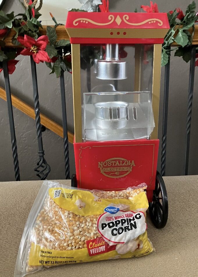 Nostalgia 12 Cup Air Popcorn Popper