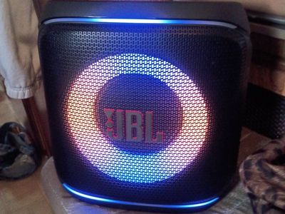 JBL PartyBox Encore 2 Essential Portable Speaker with Dynamic Light Show & Wireless Mic