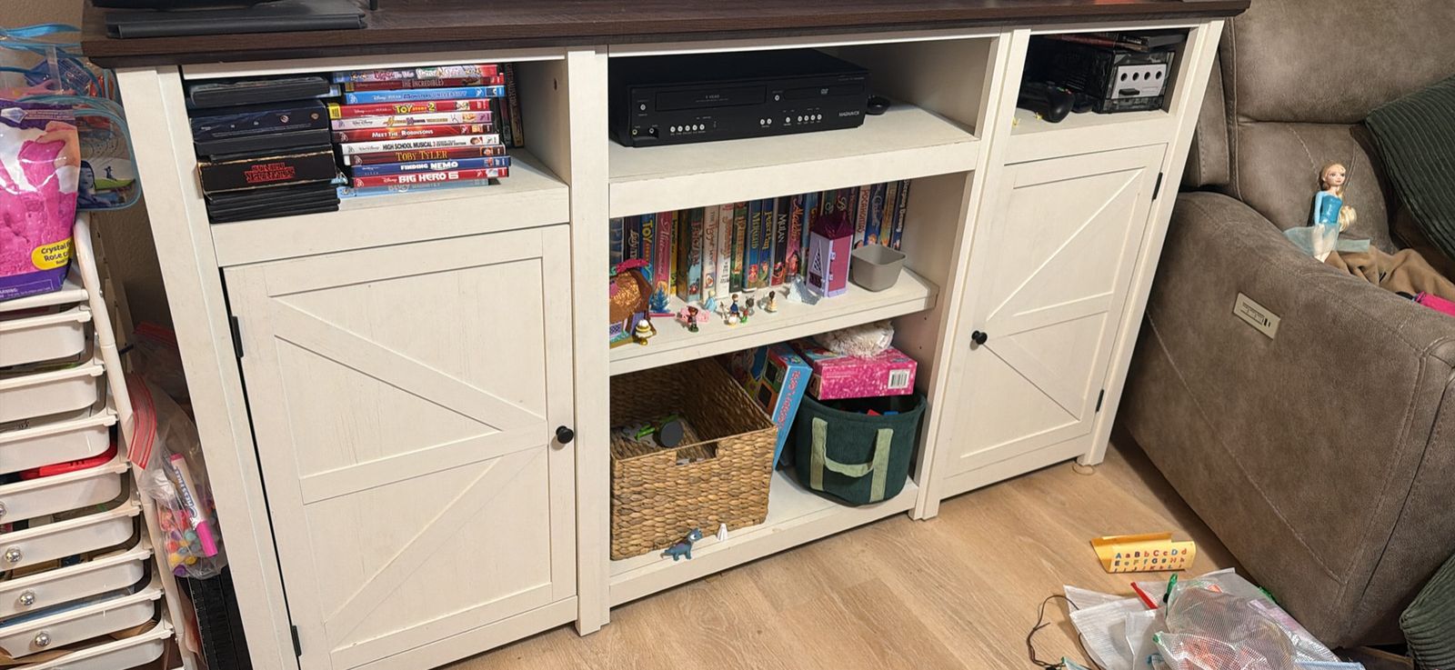Farmhouse Style TV Stand (up to 80in tv)