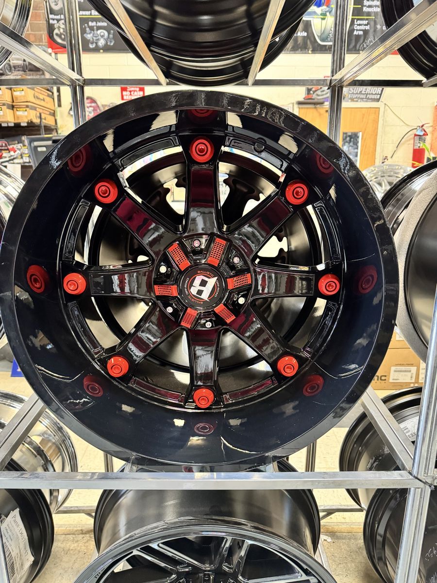 BALLISTIC WHEELS 22x12  brand new set of 4 wheels.