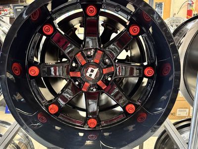 BALLISTIC WHEELS 22x12 brand new set of 4 wheels.