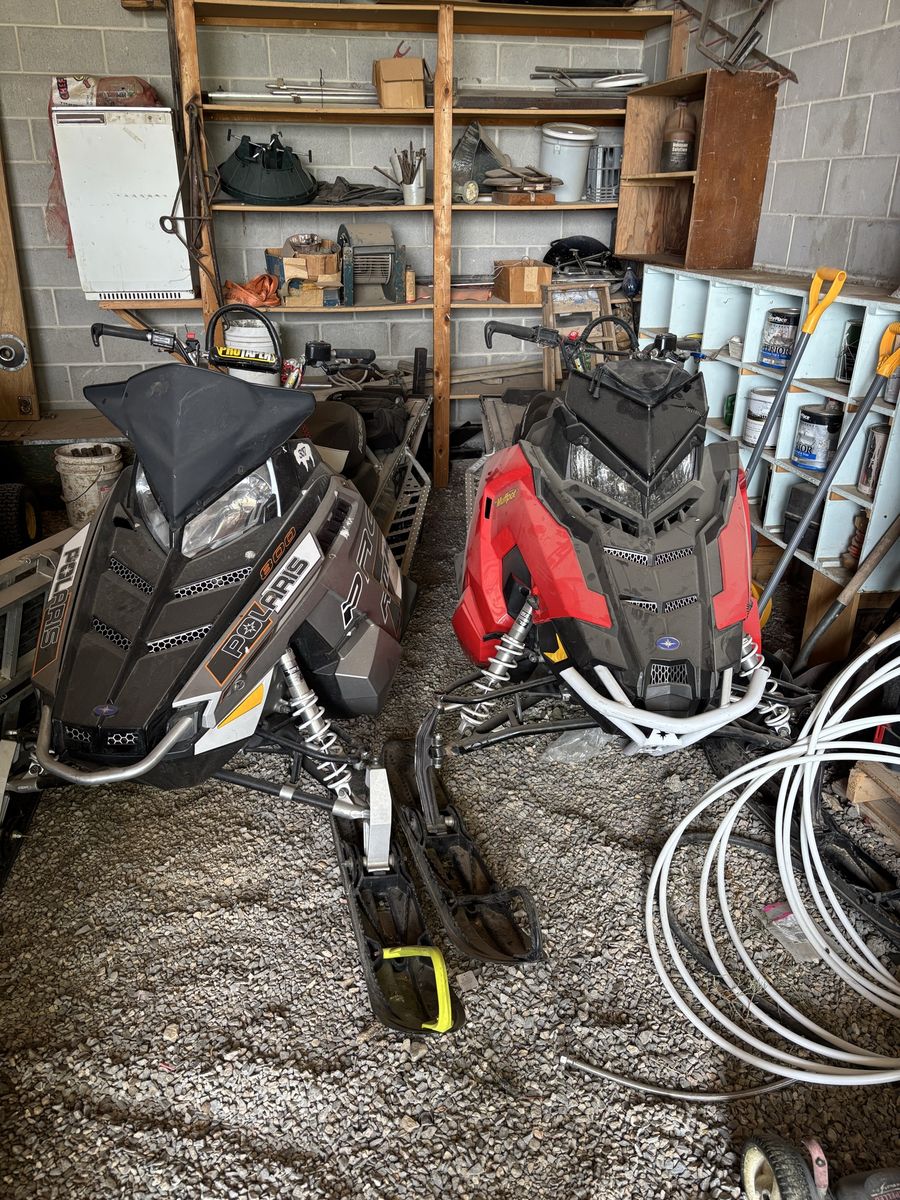 Two Polaris 800 