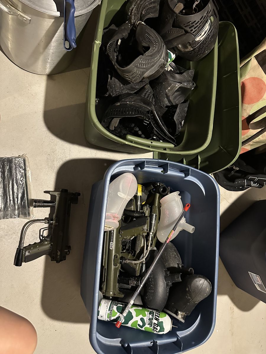 Paintball Guns and Masks