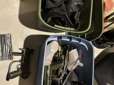 Paintball Guns and Masks