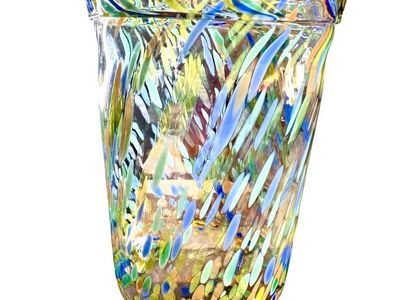 Murano vase Hand Blown Art Glass