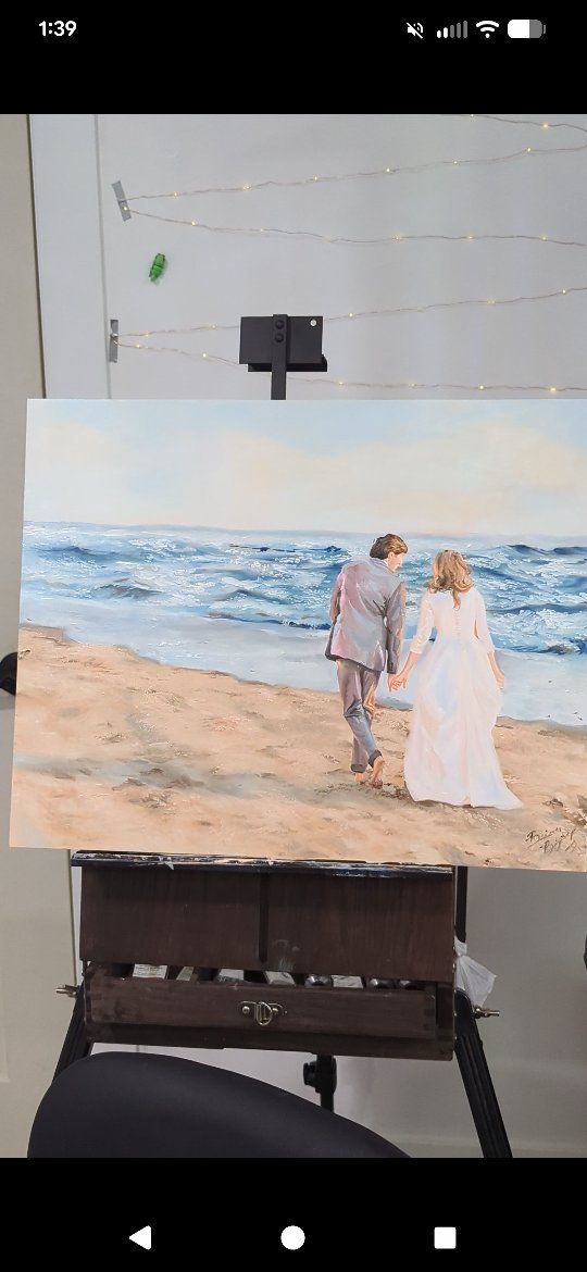 Custom wedding paintings