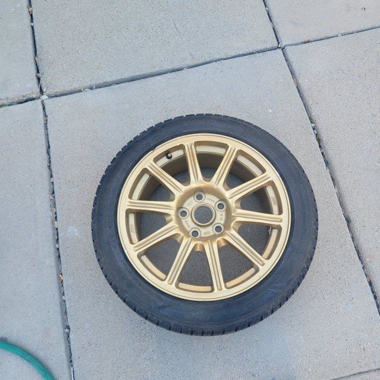 oem sti bbs wheel