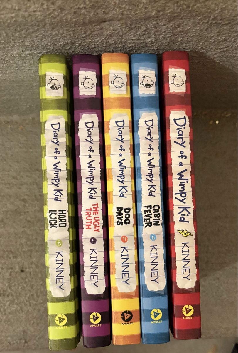 Diary of a Wimpy Kid-set of 5 books