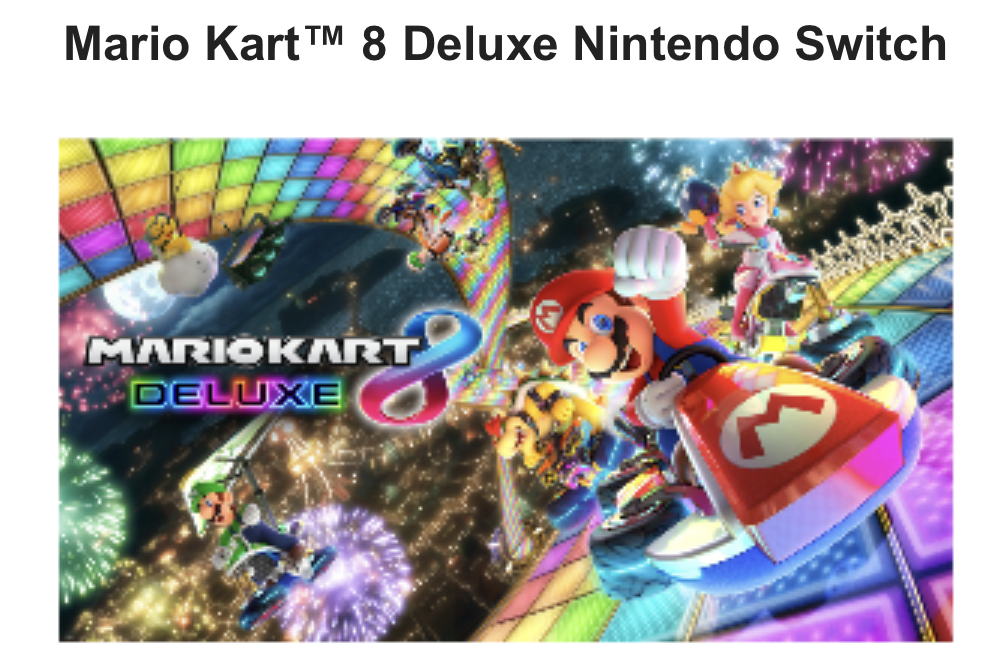 Digital Code - Nintendo Switch - Mario Kart 8