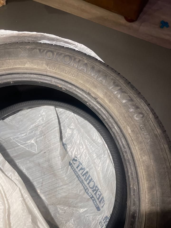 Used Set of Yokohama YK740 GTX Tires (225/55R18 98H) – Priced to Sell!