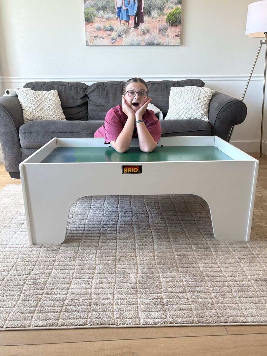 Brio Train Table -Playroom Lego Table