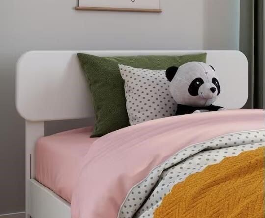 Twin White Headboard