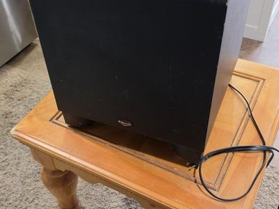 Klipsch KSW 12 Powered Subwoofer - Deep Bass for Home Audio Systems