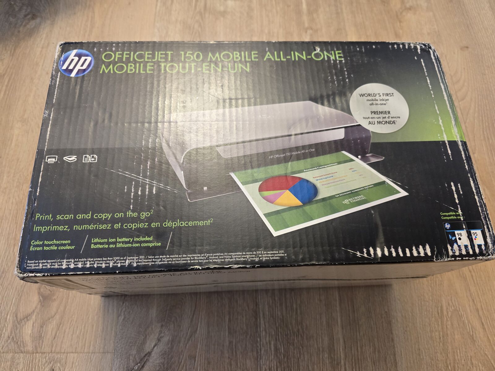 HP Officejet 150 Mobile Printer, new in a sealed box