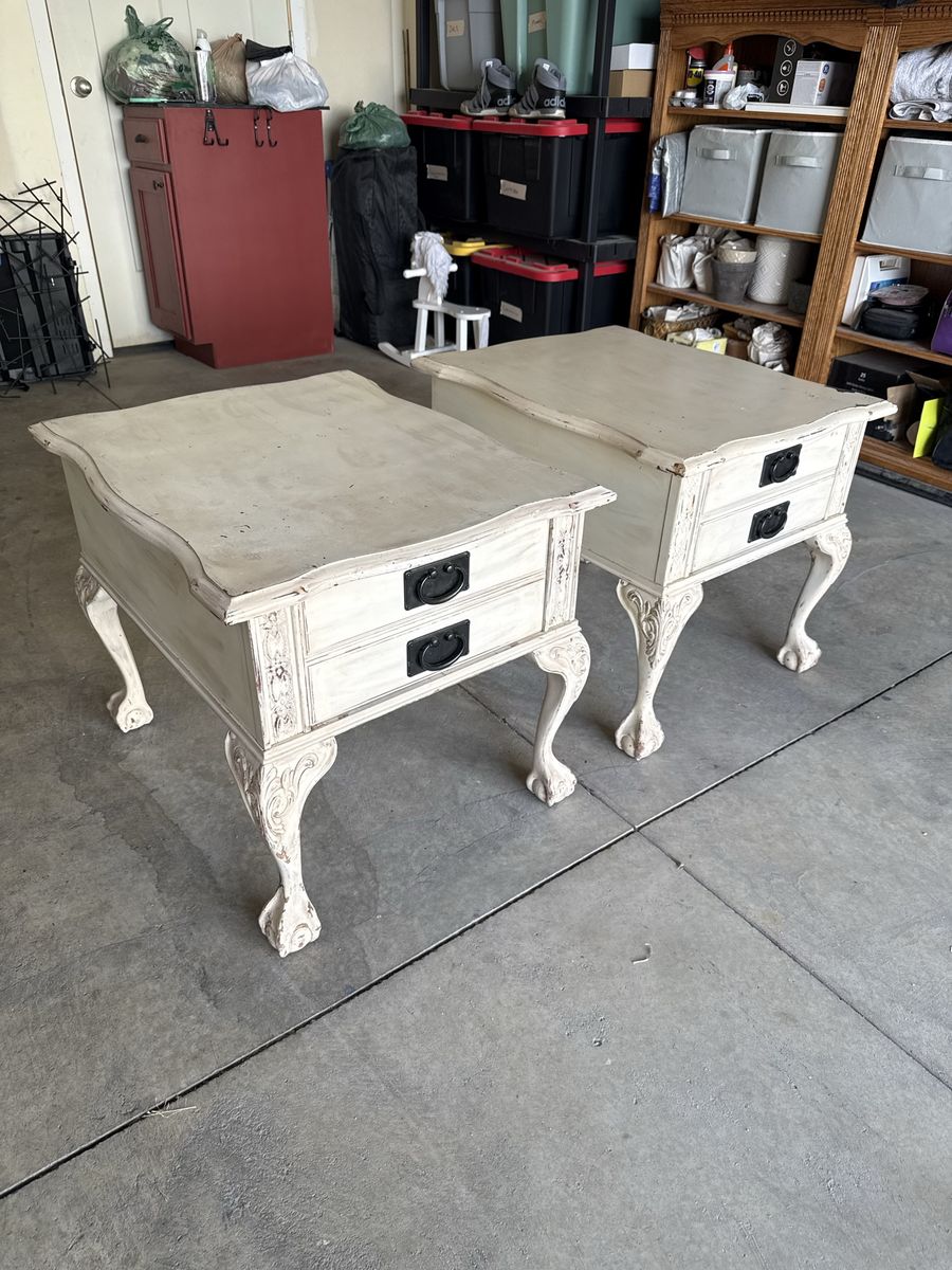 Rustic side tables