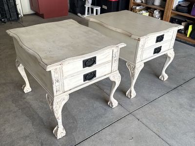 Rustic side tables