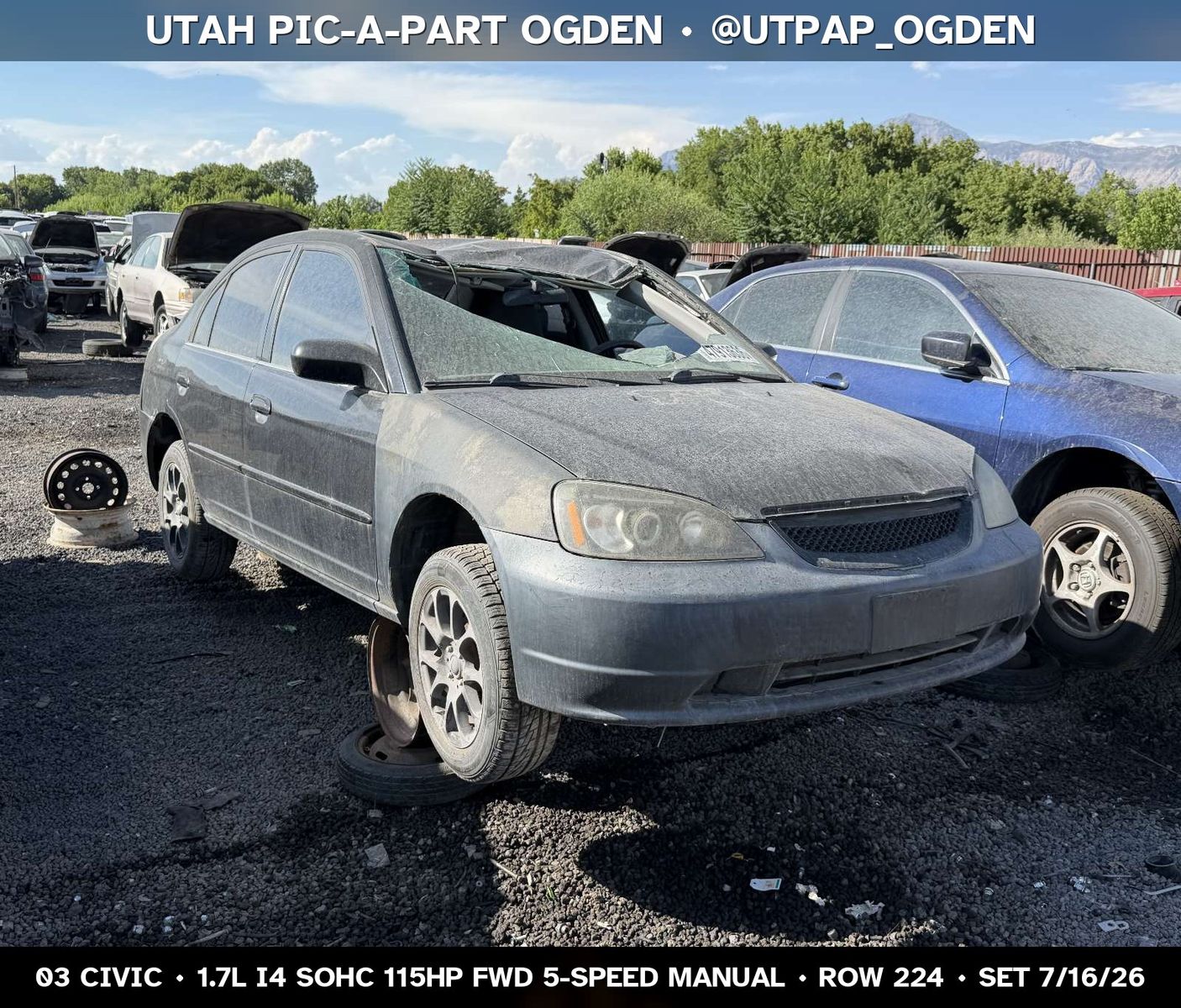 2003 Honda Civic Parts - UTPAP Ogden