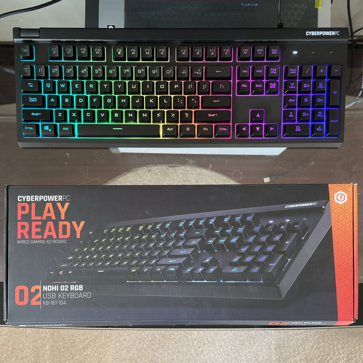 CyberPowerPC Wired Gaming Mouse and Keyboard