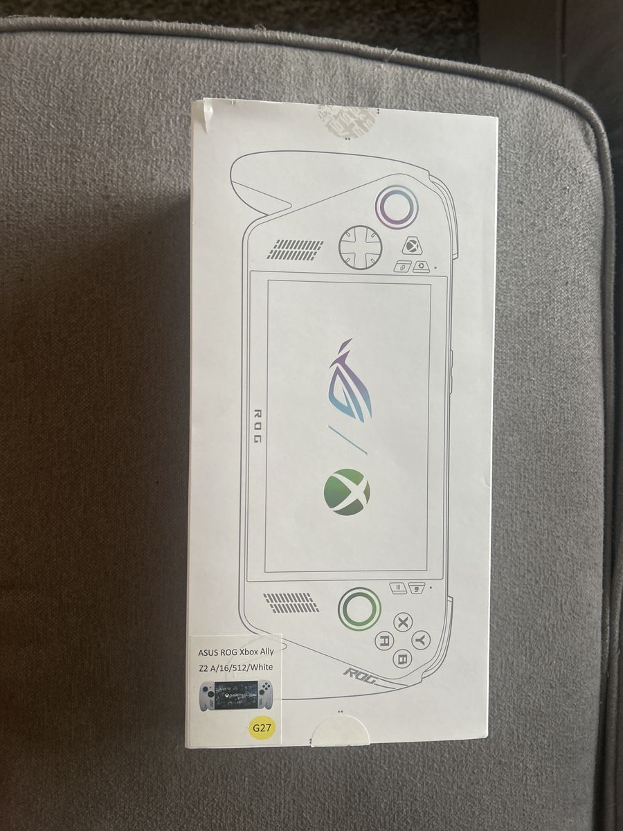 ASUS ROG Ally Handheld Gaming Console (White, 512GB Storage, 16GB RAM)