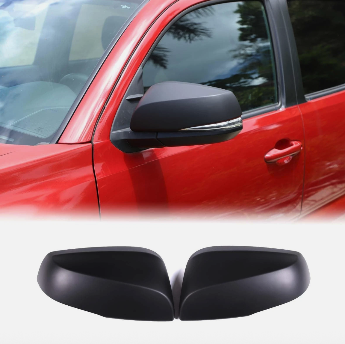 Mirror Cover Caps w/ Turn Signal Fits 2016-2023 Toyota Tacoma Pair