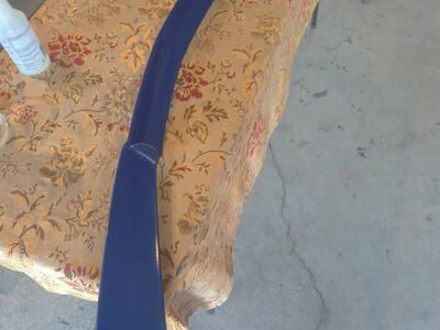 Blue Corvette c8 z51 OEM Original rear spoiler