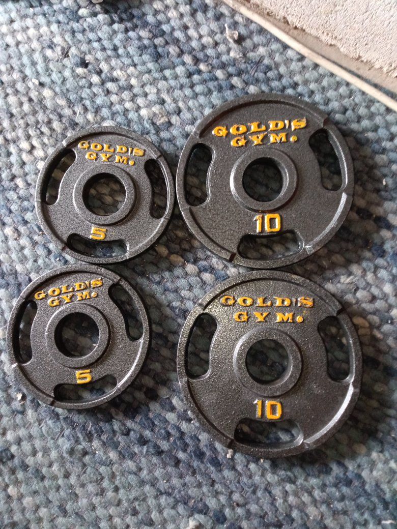 Gold's Gym Wieght Plates New!