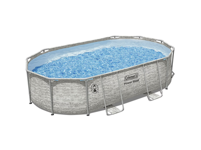 New! Coleman 16'x10'x42" Oval Swimming Pool