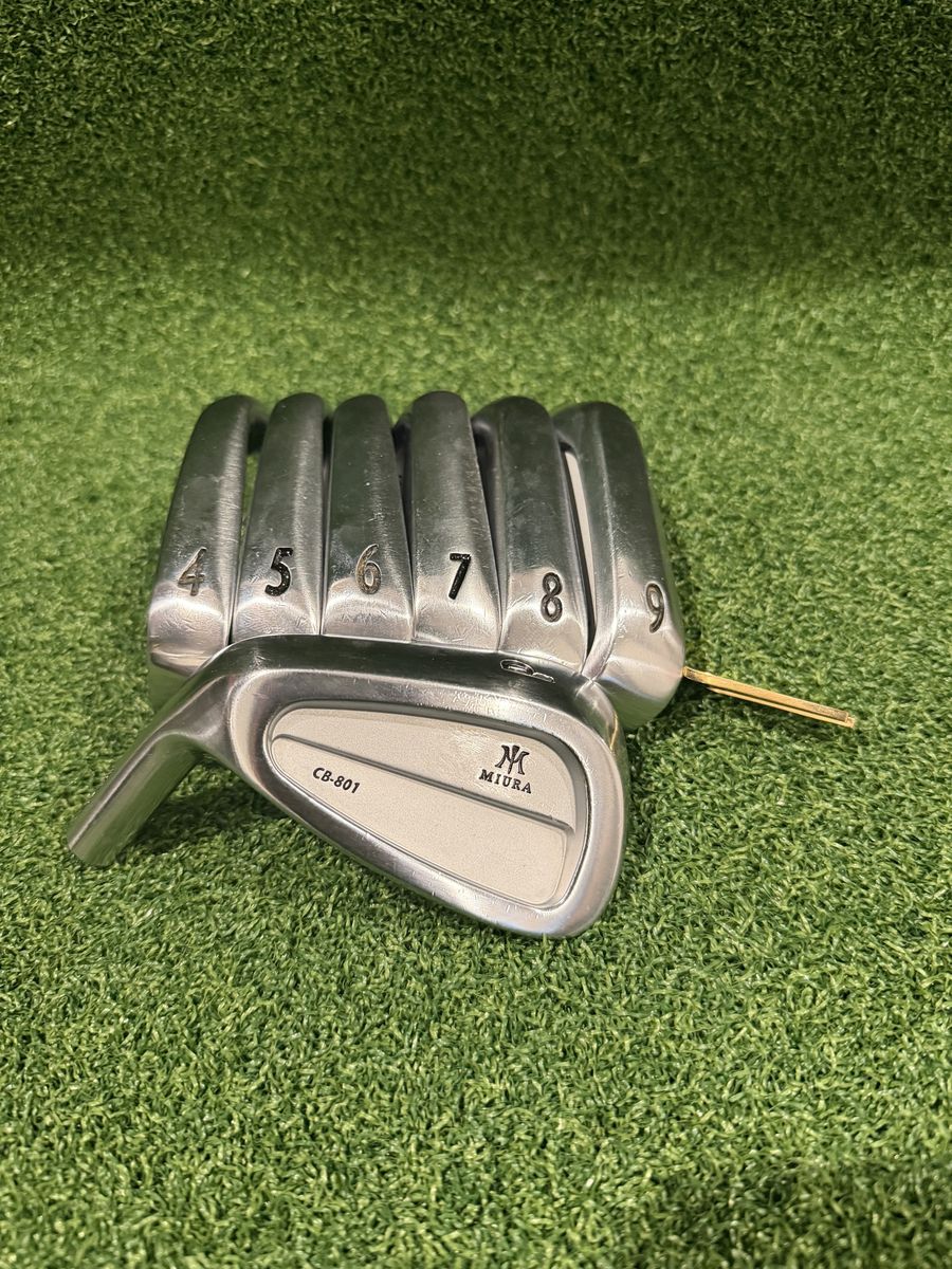 Left Hand Miura CB-801 Forged Iron Heads - 4-PW - Heads Only - Great