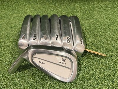 Left Hand Miura CB-801 Forged Iron Heads - 4-PW - Heads Only - Great