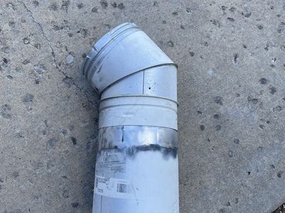 Double-walled Fireplace Vent + extension Piece