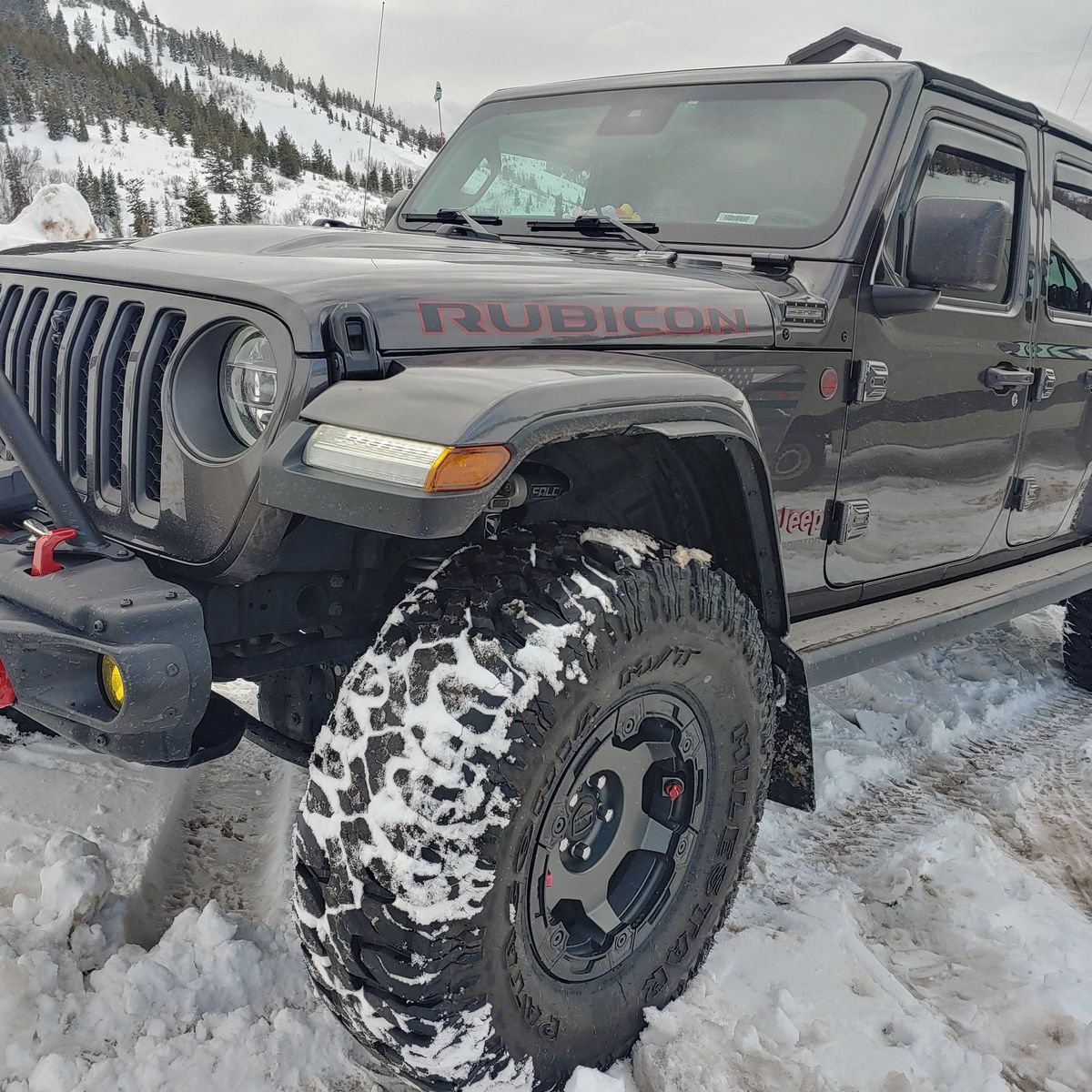 Jeep Teraflex Nomad rims and Patagonia tires for s