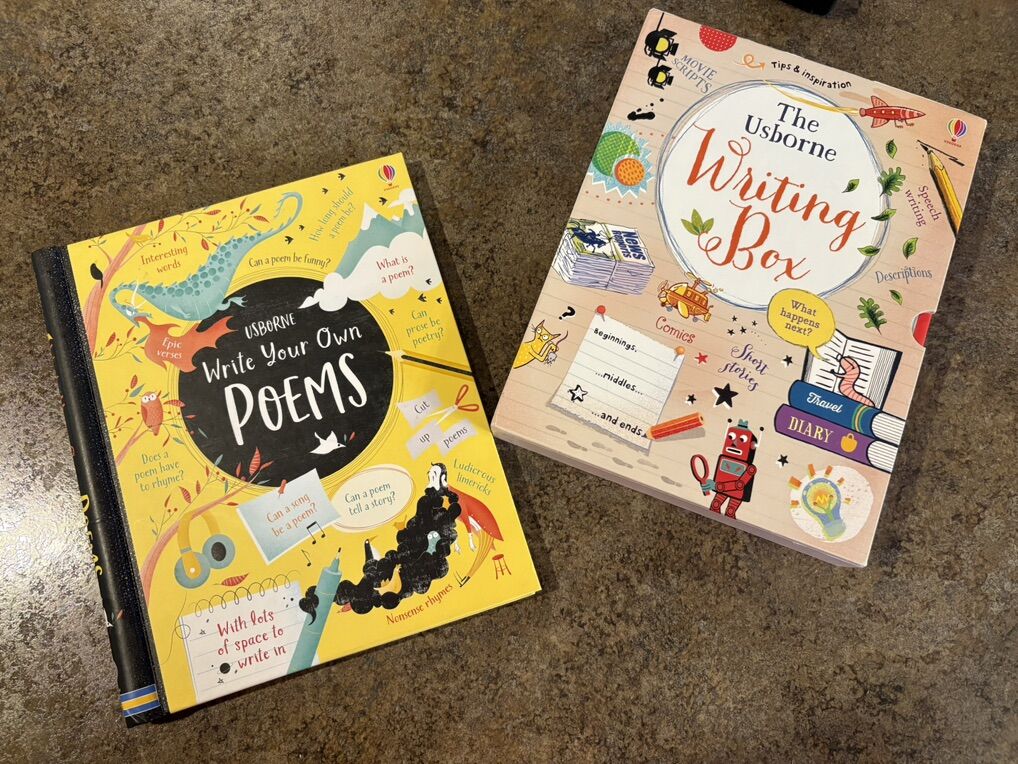 Usborne Writing Box Write Your Own Poems Books