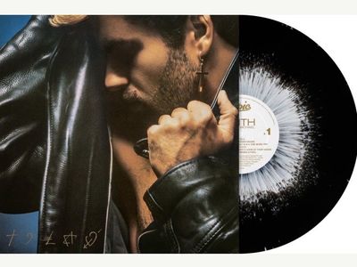 George Michael-Faith-Black w/ White Splatter Vinyl