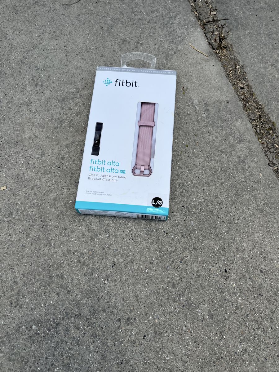 Fitbit Alta / Alta HR Classic Accessory Band - Size Large - Pink