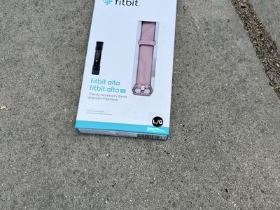 Fitbit Alta / Alta HR Classic Accessory Band - Size Large - Pink