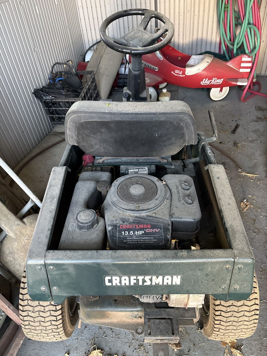 Craftsman Rear Engine Riding Lawn Mower 13.5 HP OHV Engine