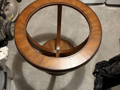 End Tables Wood/Glass