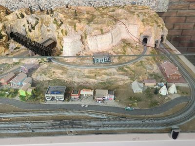 N Scale Train Display
