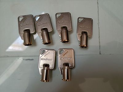 KEY POWER Key Set 6 PCS for Commercial Coin Laundry Machine GR100, GR200, GR800