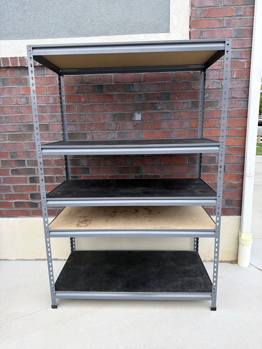 Heavy Duty 4’ W x 2’ D x 6’ H Shelves