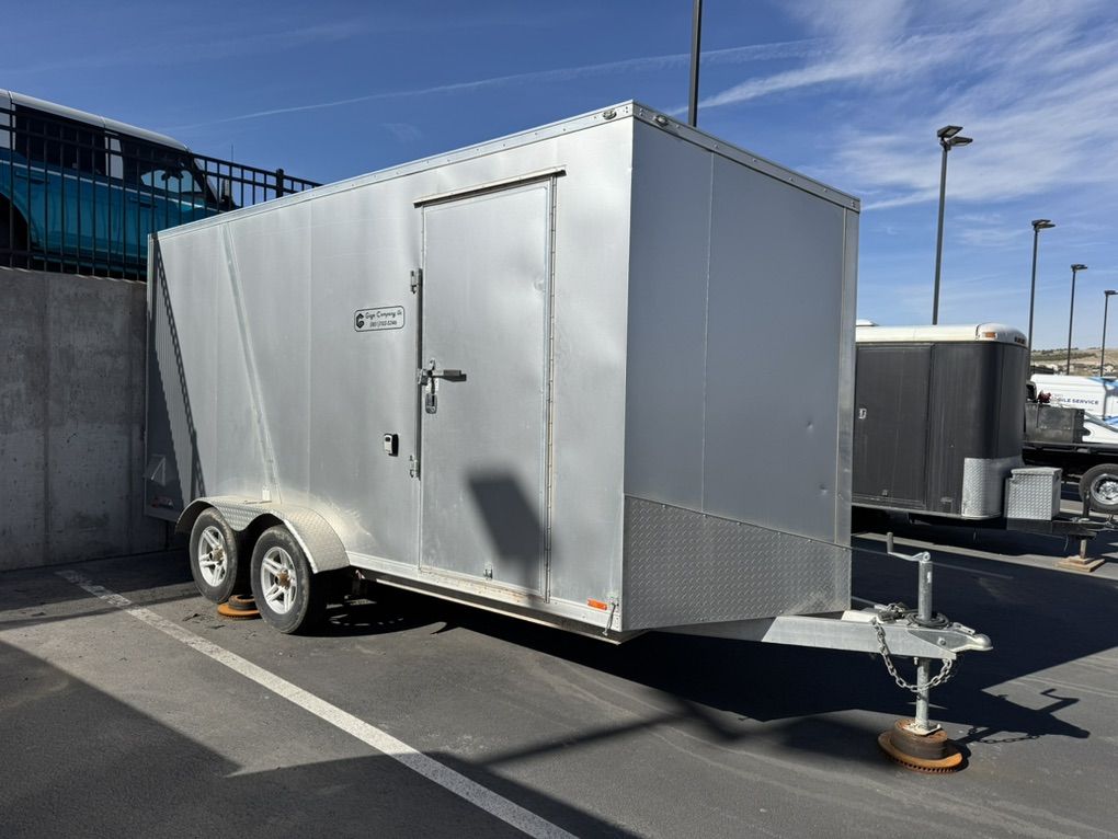 16' 2018 Aluminum Cargo Max Enclosed Trailer