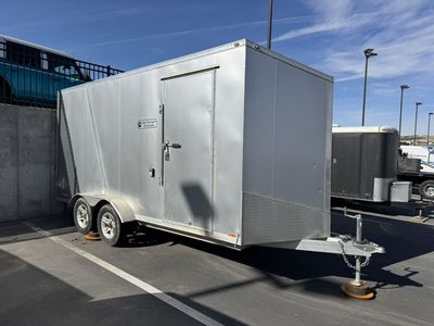 16' 2018 Aluminum Cargo Max Enclosed Trailer