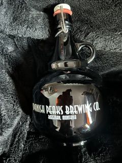 Spanish Peaks Brewing Co. Bozeman Montana Swing Top Glass Growler