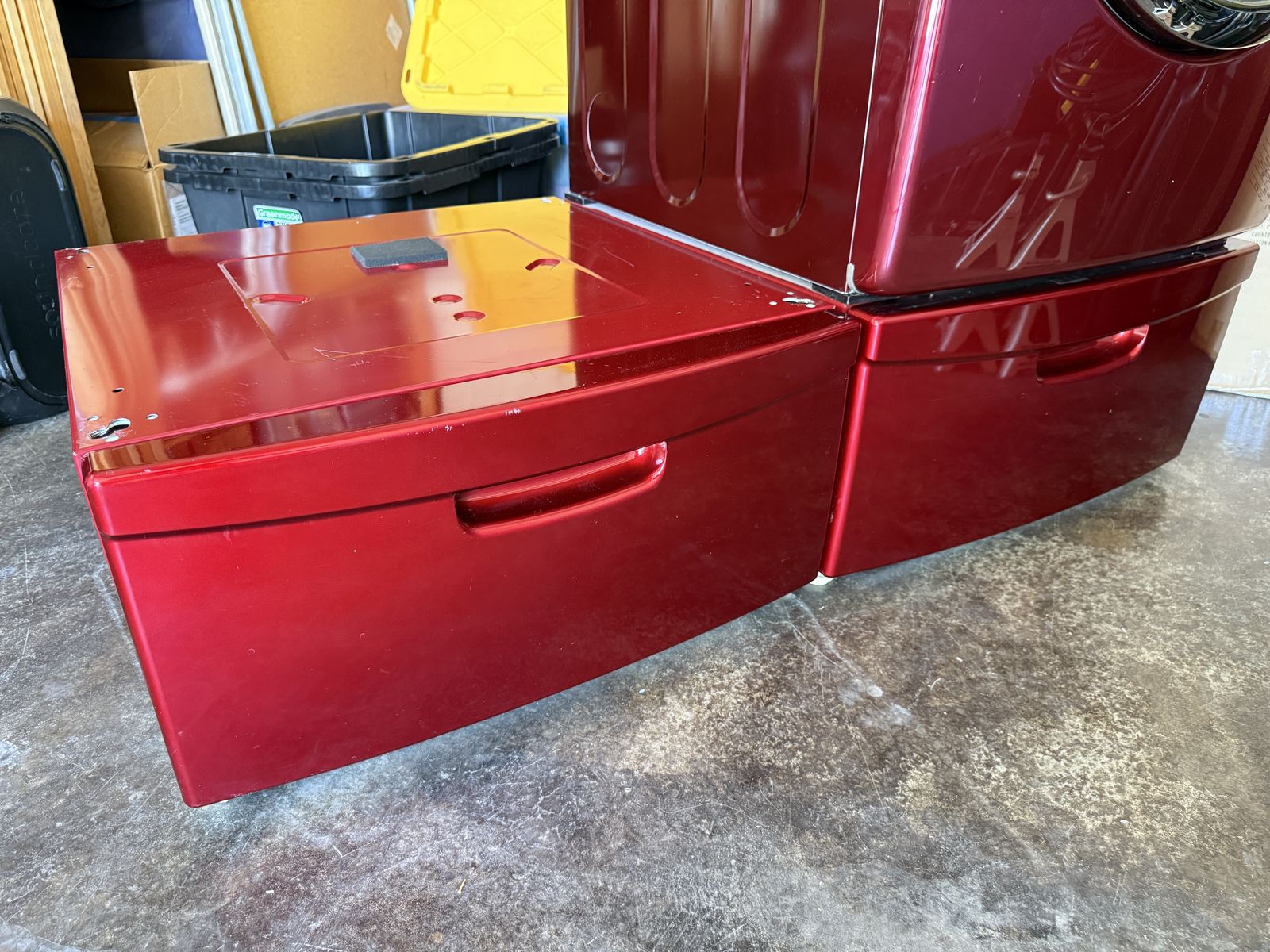 Samsung 15" Laundry Storage Pedestal Drawers – Tango Red