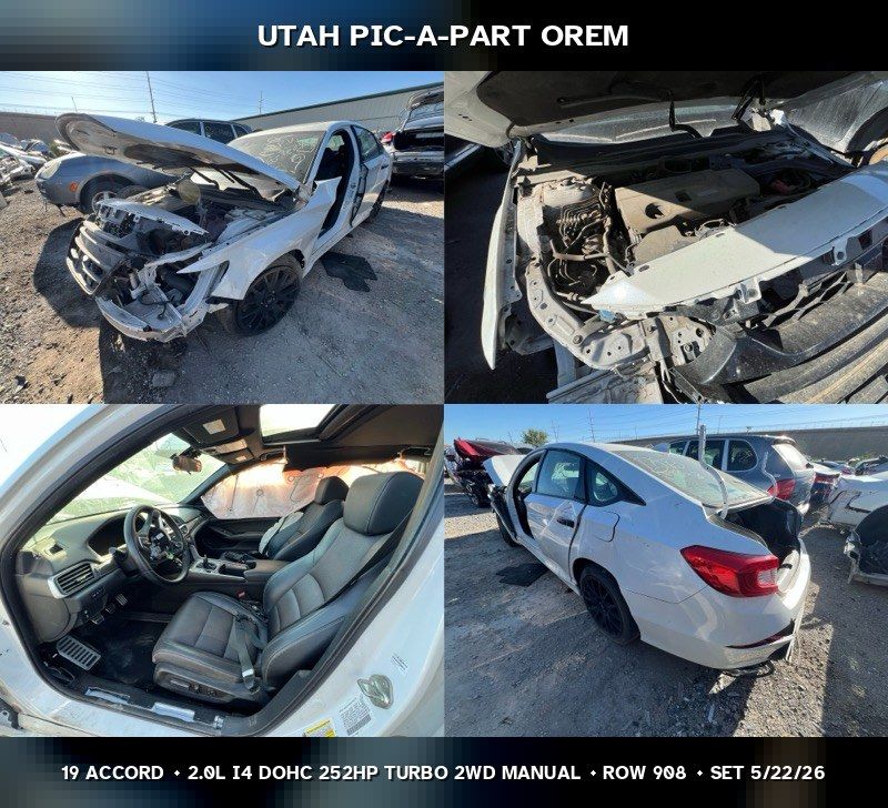2019 Honda Accord Parts - UTPAP Orem