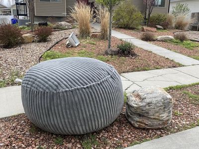 Free extra Large Bean Bag & Puff