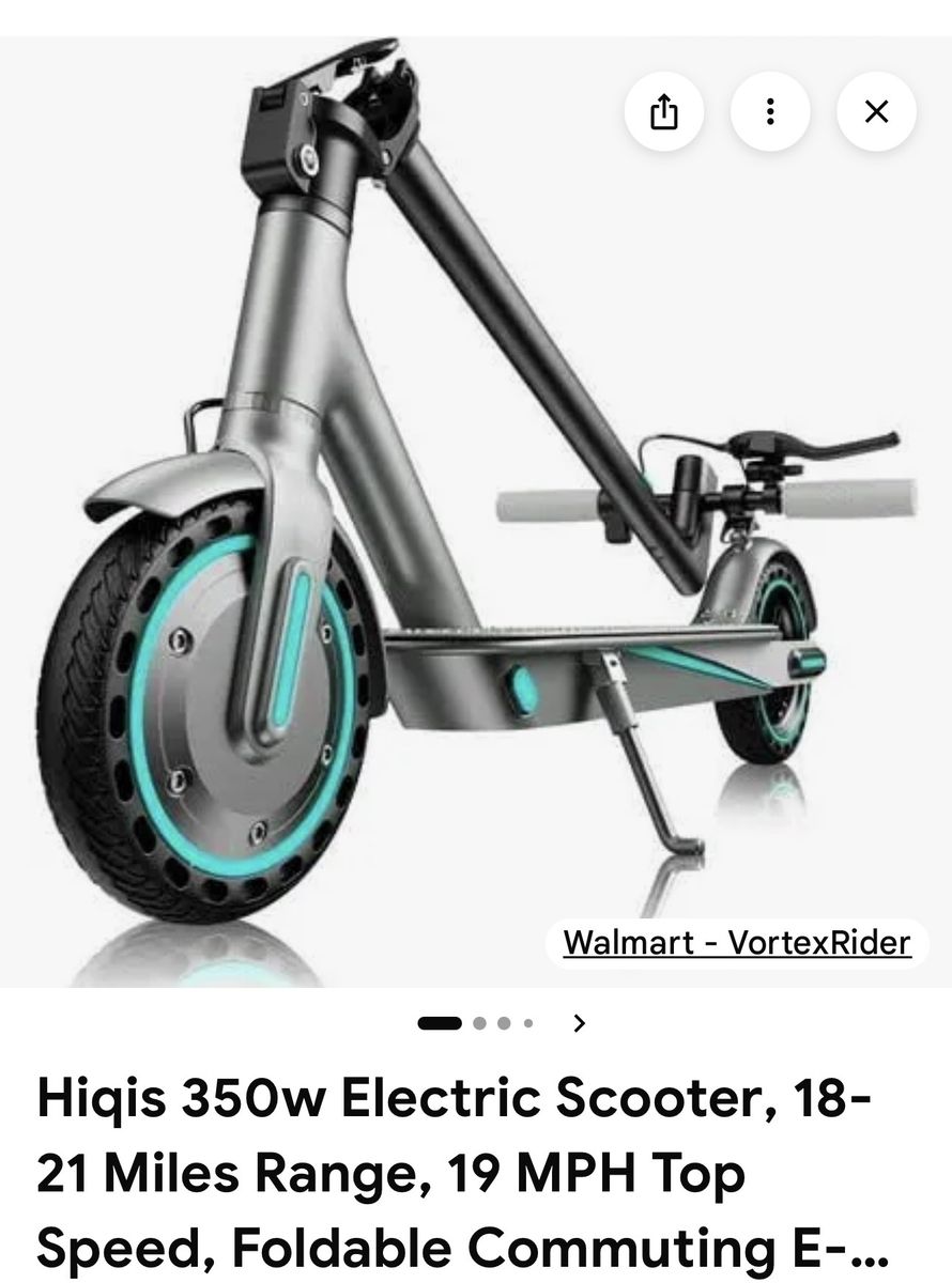 BRAND NEW HIQIS 350W Foldable Commuting Electric Scooter