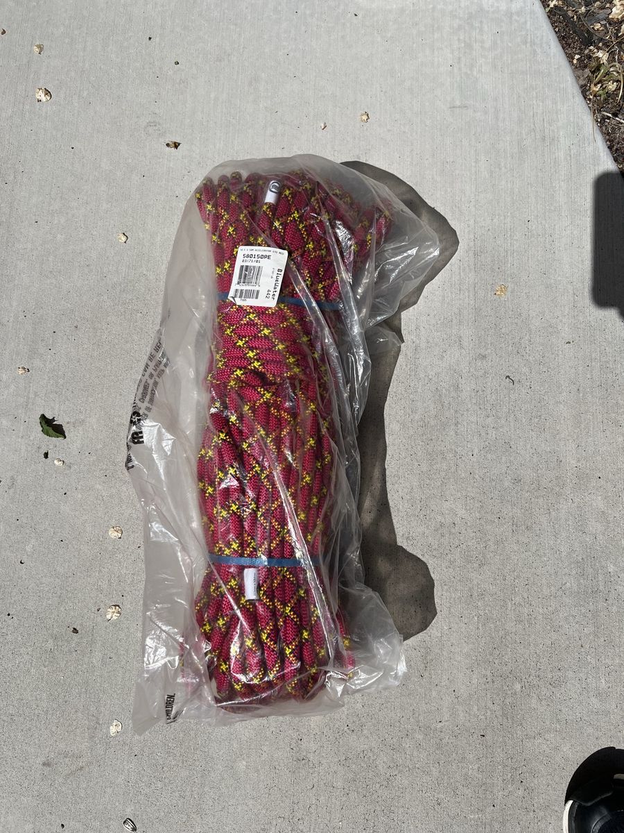 Blue Water Climbing Rope Brand New
