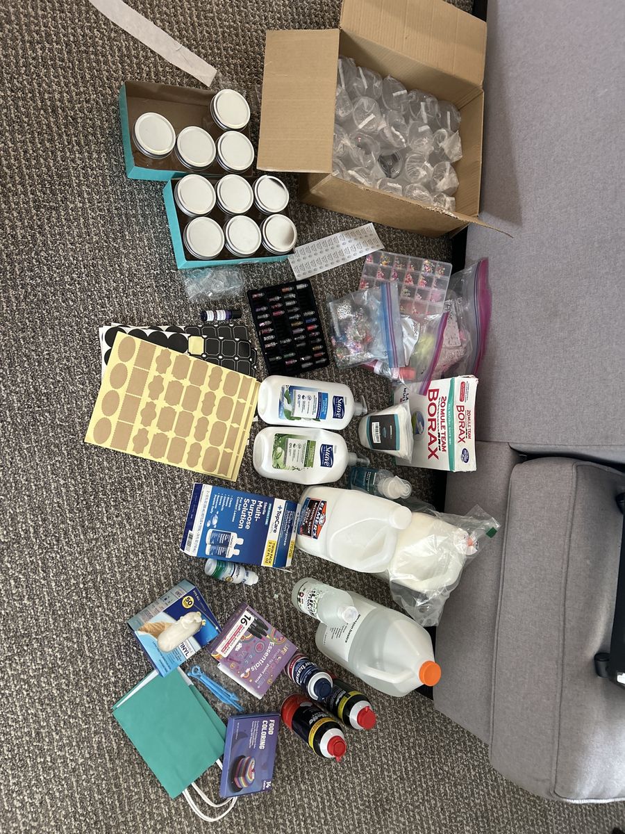 Slime making supplies