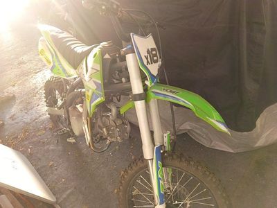 Green & White Dirt Bike X18